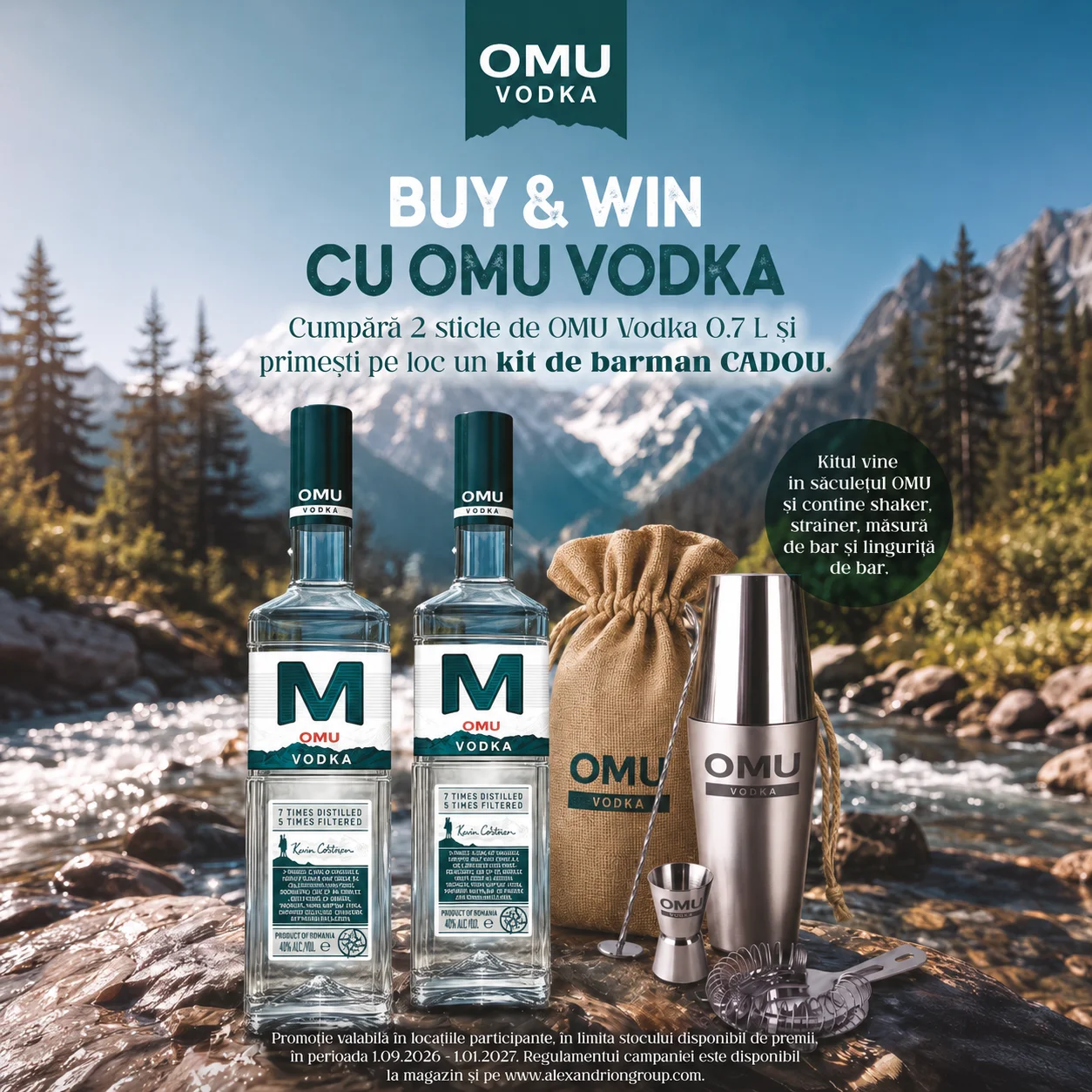 Buy and win OMU Vodka