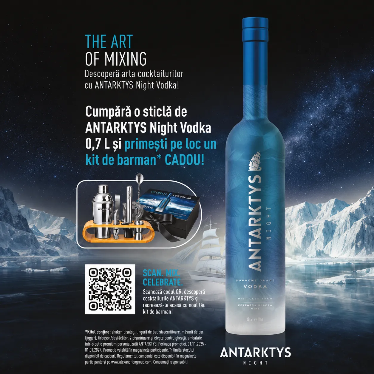 „The art of mixing with Antarktys Night” ( Liquor Store )